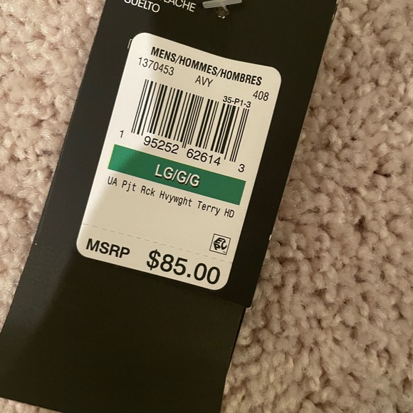 SWEATSHIRT UNDER ARMOUR PROJECT ROCK HEAVYWEIGHT TERRY HOODIE - Picture 5 of 5